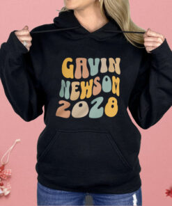 Gavin Newsom 2028 Wavy Letters Shirt