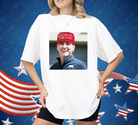 Gavin Newsom Wear Make Melania Come Again Hat Shirt