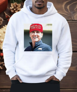 Gavin Newsom Wear Make Melania Come Again Hat Shirt