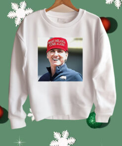 Gavin Newsom Wear Make Melania Come Again Hat Shirt