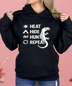 Gecko Eat Hide Hunt Repeat Shirt
