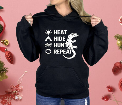 Gecko Eat Hide Hunt Repeat Shirt