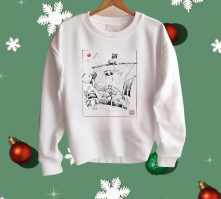 Going Merry Pirate Ship One Piece in Japanese Sumi-e Style Shirt