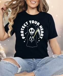 Grim Reaper Protect Your Heart Shirt