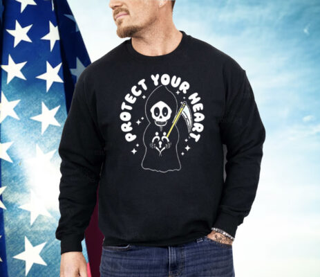 Grim Reaper Protect Your Heart Shirt