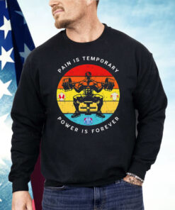 Gym Pain Is Temporary Power Is Forever Shirt