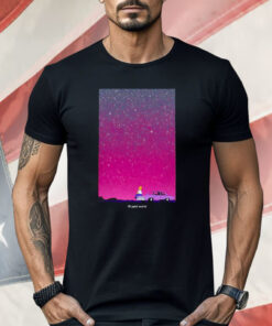 Homer Simpson Memories Peeking Through A Starry Night Sky Shirt