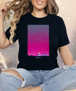 Homer Simpson Memories Peeking Through A Starry Night Sky Shirt