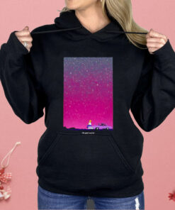 Homer Simpson Memories Peeking Through A Starry Night Sky Shirt