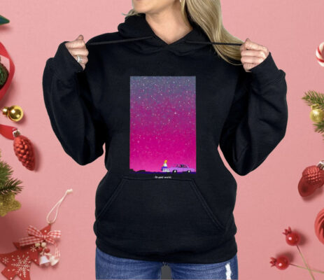 Homer Simpson Memories Peeking Through A Starry Night Sky Shirt
