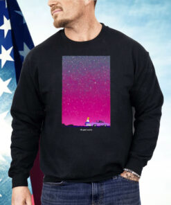Homer Simpson Memories Peeking Through A Starry Night Sky Shirt