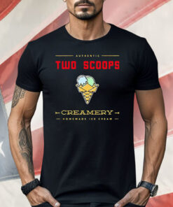 Ice Cream Two Scoops Creamery Shirt
