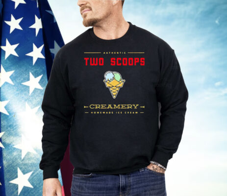 Ice Cream Two Scoops Creamery Shirt