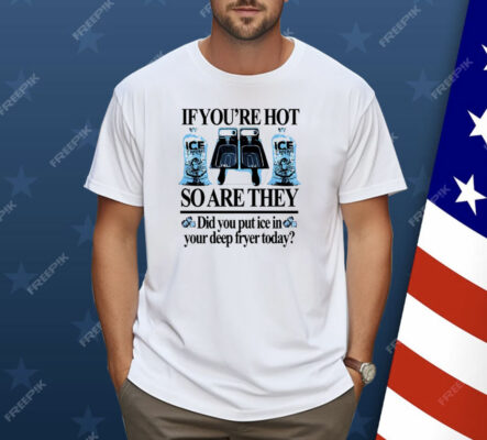 If You’re Hot So Are They Did You Put Ice In Your Deep Fryer Today Deep Fried Shirt