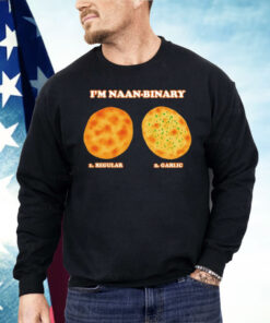 I’m Naan Binary Regular Garlic Shirt
