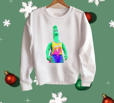 Indiana Fever WNBA New Mascot Green Dildo Shirt 
