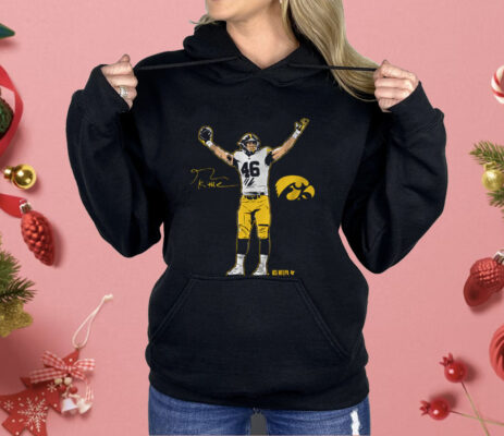 Iowa Football George Kittle Superstar Pose Shirt