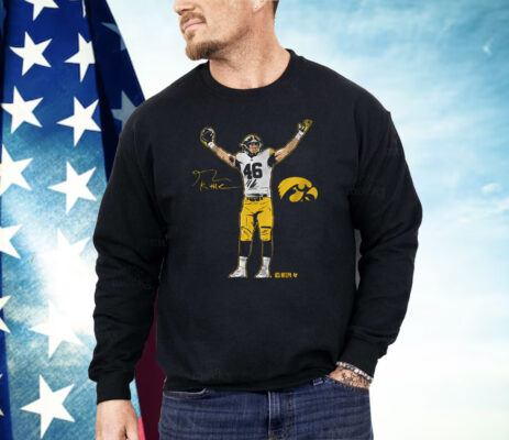 Iowa Football George Kittle Superstar Pose Shirt