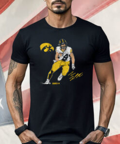Iowa Football Sam LaPorta Superstar Pose Shirt