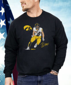 Iowa Football Sam LaPorta Superstar Pose Shirt