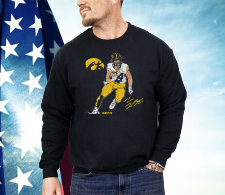 Iowa Football Sam LaPorta Superstar Pose Shirt