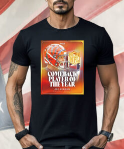 Joe Burrow Cincinnati Bengals Comeback Player Of The Year NFL Shirt