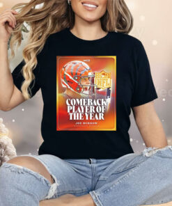 Joe Burrow Cincinnati Bengals Comeback Player Of The Year NFL Shirt