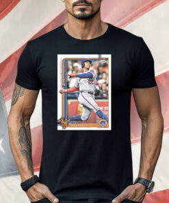 Juan Soto New York Mets Topps Baseball Card Player Shirt