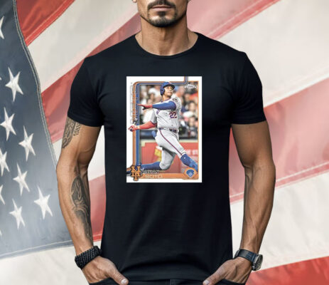 Juan Soto New York Mets Topps Baseball Card Player Shirt