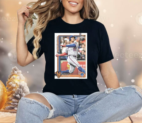 Juan Soto New York Mets Topps Baseball Card Player Shirt