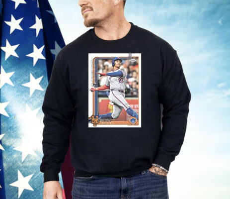 Juan Soto New York Mets Topps Baseball Card Player Shirt