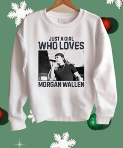 Just A Girl Who Loves Morgan Wallen Country Music Vintage Shirt