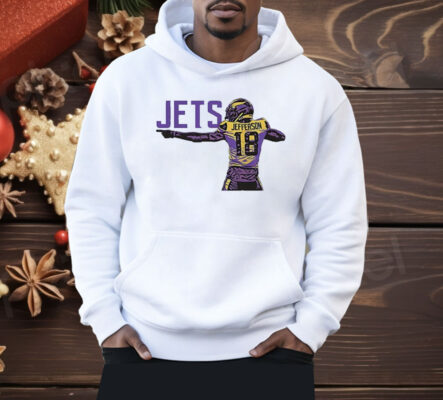 Justin Jefferson Minnesota Vikings Jets Celebration Pose Shirt