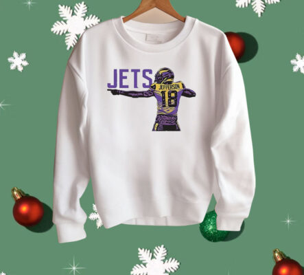 Justin Jefferson Minnesota Vikings Jets Celebration Pose Shirt
