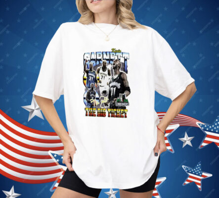 Kevin Garnett Minnesota Timberwolves Hardwood Classics Commemorative Player Collage Shirt 