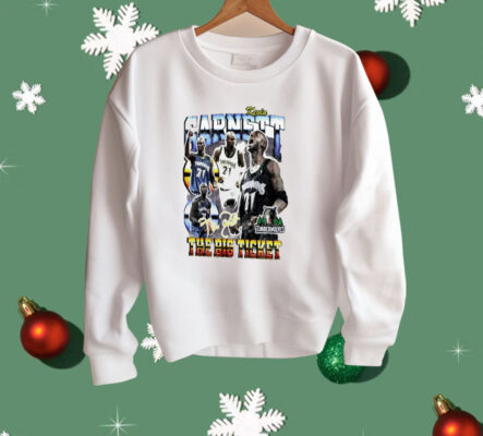 Kevin Garnett Minnesota Timberwolves Hardwood Classics Commemorative Player Collage Shirt 