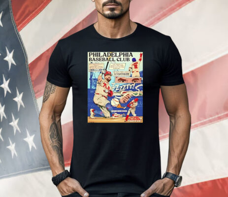 Kyle Schwarber Philadelphia Phillies Baseball Club Comic Shirt