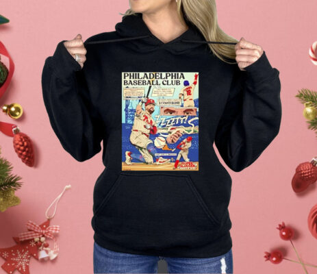 Kyle Schwarber Philadelphia Phillies Baseball Club Comic Shirt