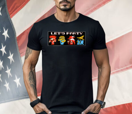 Lets Party Nerd Fun Gaming RPG Shirt