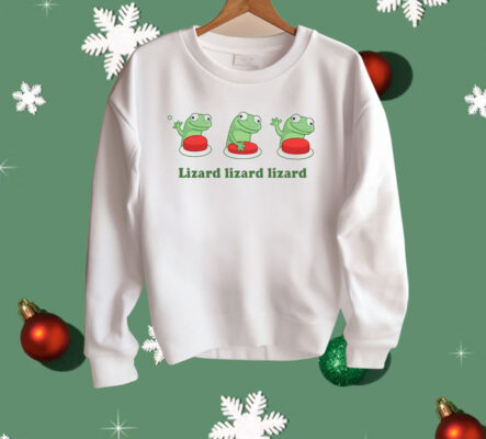 Lizard Lizard Lizard Funny Meme Shirt 