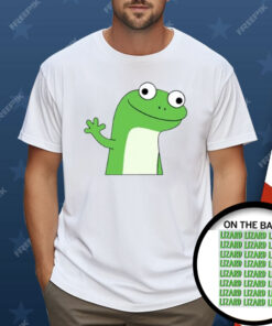 Lizard Lizard Lizard Meme Button Shirt