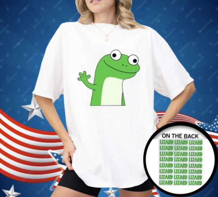 Lizard Lizard Lizard Meme Button Shirt