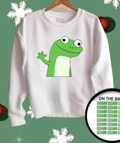 Lizard Lizard Lizard Meme Button Shirt