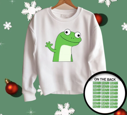 Lizard Lizard Lizard Meme Button Shirt