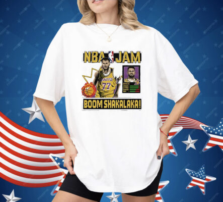 Luka Doncic Lakers NBA Jam Boom Shakalaka Shirt