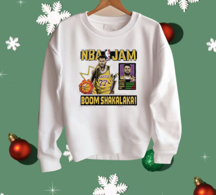 Luka Doncic Lakers NBA Jam Boom Shakalaka Shirt