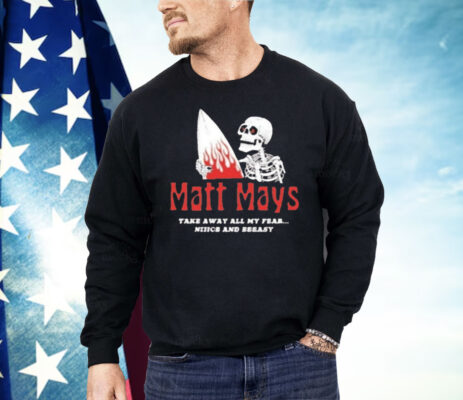 Matt Mays Take Away All My Fear Nice And Easy Skeleton Shirt