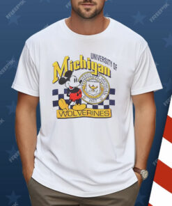 Mickey Mouse University Of Michigan Wolverines 1817 Shirt