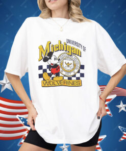Mickey Mouse University Of Michigan Wolverines 1817 Shirt