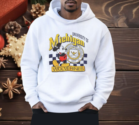 Mickey Mouse University Of Michigan Wolverines 1817 Shirt